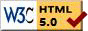 Valid HTML5